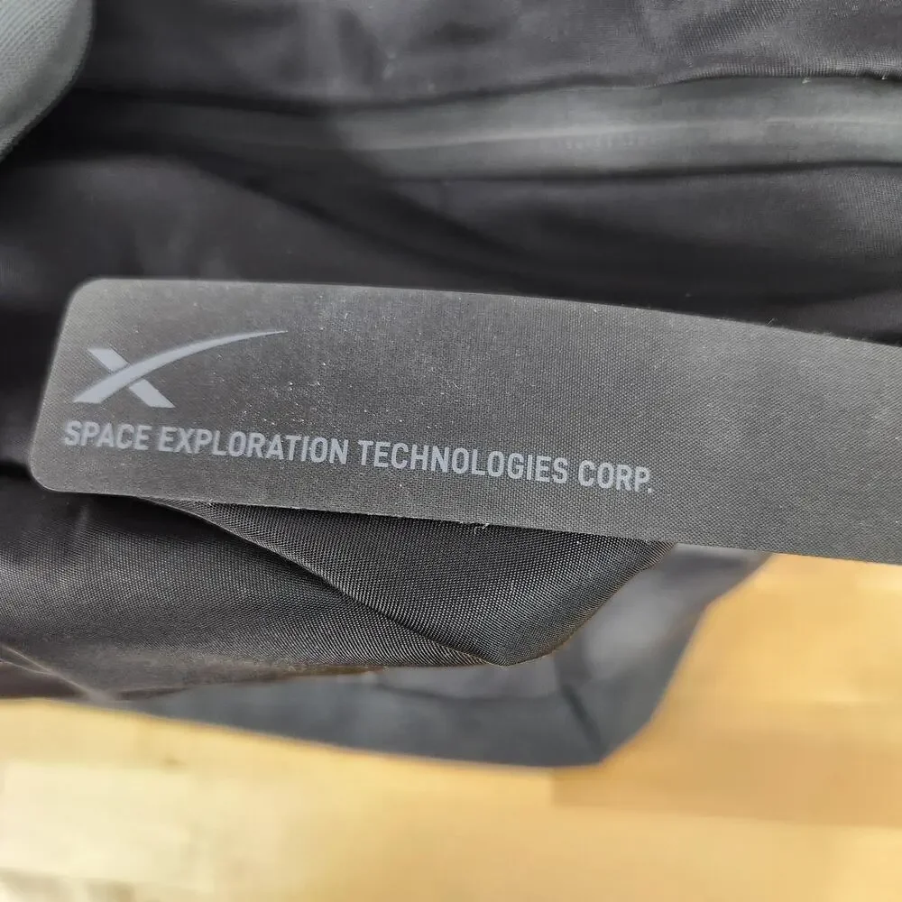SpaceX Duffel Bag Black Nylon Soft Case Interplanetary Travel Official